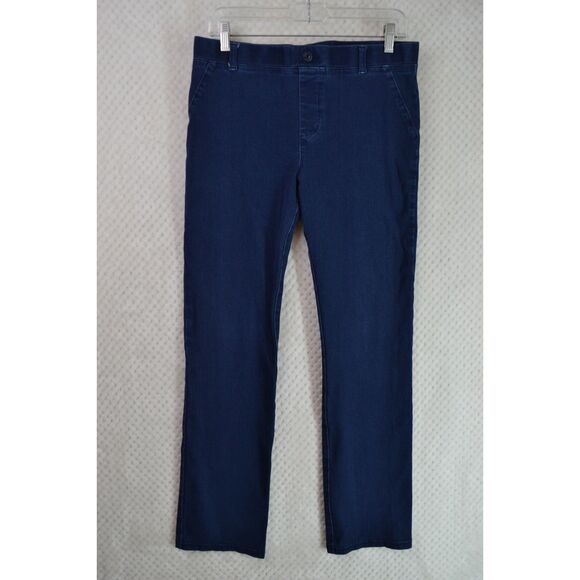 Betabrand Women's Large Blue Yoga Denim Pull On Jeans - Picture 2 of 11